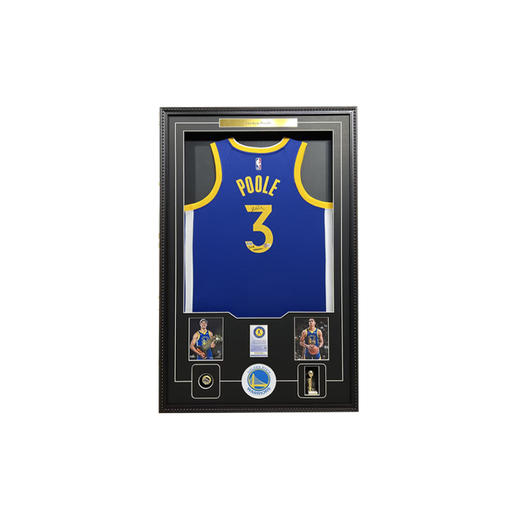 收藏系列 普尔 勇士队3号蓝色加签款 亲笔签名球衣 商品图0