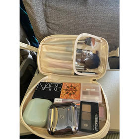 【超大容量，巨能装！】2023新款云朵双层化妆包女便携式化妆品收纳盒袋，云朵双层设计，轻松收纳所有化妆品。rysh