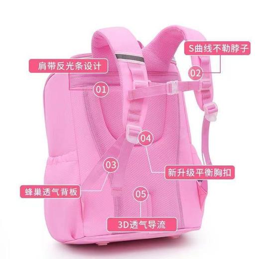 巴豆树小学生书包一三五六年级太空人减负护脊男女儿童双肩包批发 商品图3