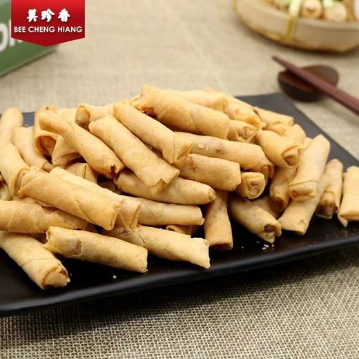美珍香迷你肉丝卷（油炸糕点）260g春卷皮肉丝夹心香脆零食罐装 商品图3