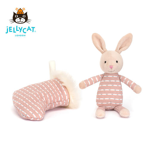 Jellycat 闪耀长筒袜小兔 商品图1