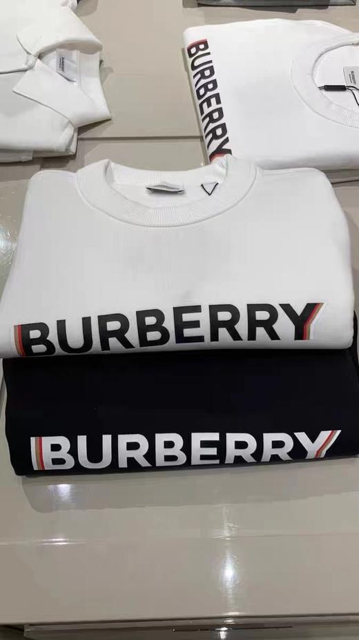 到手价1399  Burberry/博柏利 女款白色圆领卫衣 美国代购，无中文标签，介意慎拍 商品图1