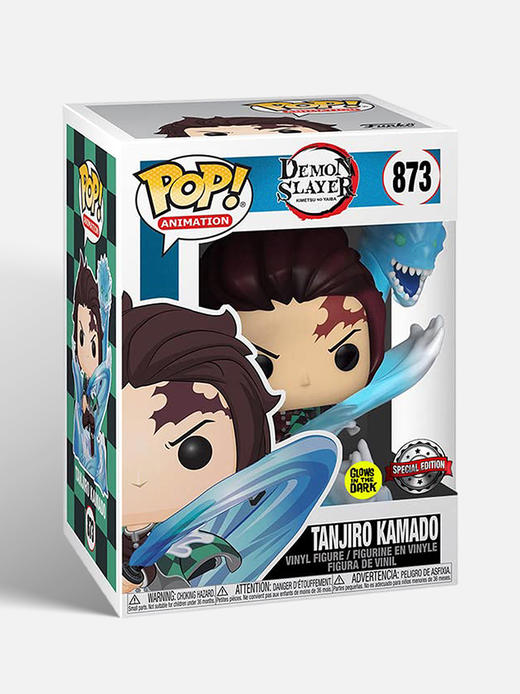 Funko POP! Tnjro Dragon 日漫鬼灭之刃灶门炭治郎龙夜光限定款手办摆件 49680 商品图2