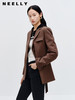 NEELLY纳俪商场同款咖色西装外套2023秋季通勤百搭时尚短款上衣女N23091W01172 商品缩略图2
