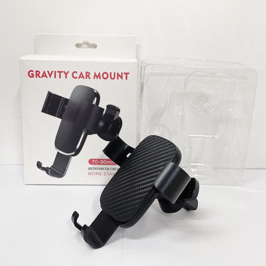 新款出风口支架汽车重力支架防刮花手机支架车载 商品图4