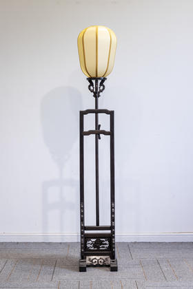 红桥红  家具严选  紫光檀【嘉木堂升降式灯台 宫灯】