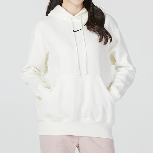 Nike/耐克卫衣女装春季新款加绒保暖连帽休闲套头衫DQ5861-133 商品图0