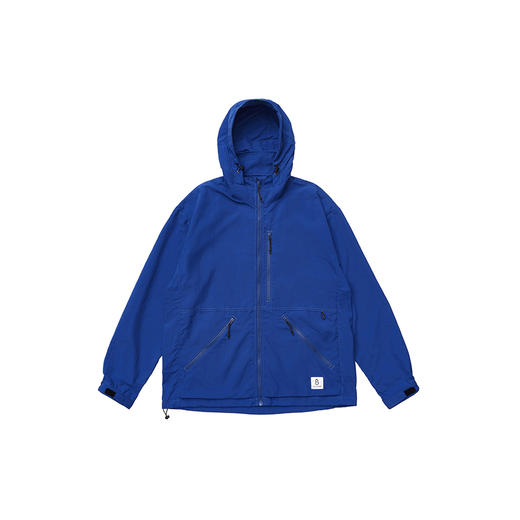 吃茶去chichaqu宽松户外运动supplex带帽拉链外套 商品图0