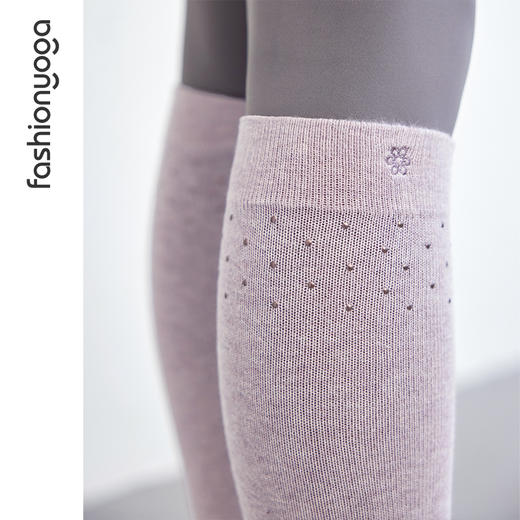 凡圣瑜伽花纱时尚长筒瑜伽袜 FW029 商品图8