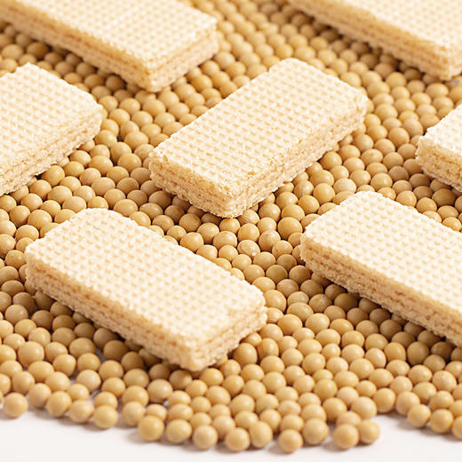 一米市集严选 豆乳无蔗糖威化饼干160g/盒*2 无反式脂肪酸 酥脆清甜 商品图1