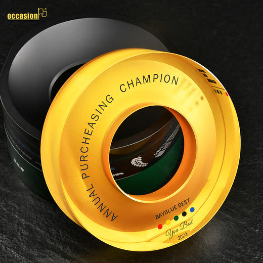 黄金圈纪念品奖杯水晶定制奖牌授权牌创意比赛奖品奖盘销售冠军 商品图2