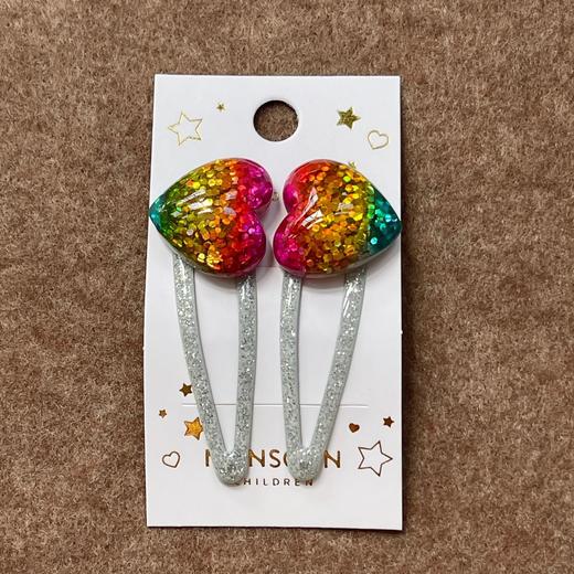 【3-5天发】Monsoon发夹组合百搭发卡彩色多巴胺配色发饰 商品图5