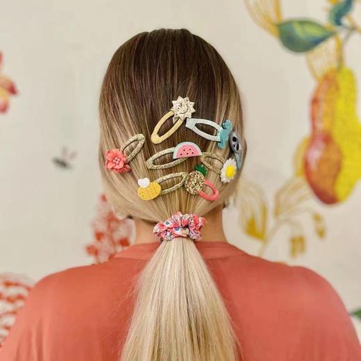 【3-5天发】Monsoon发夹组合百搭发卡彩色多巴胺配色发饰 商品图1
