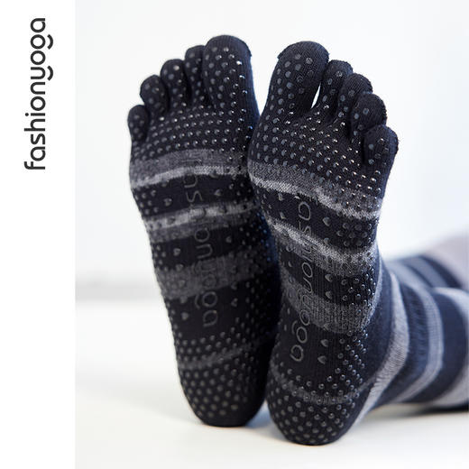 凡圣瑜伽花纱时尚长筒瑜伽袜 FW029 商品图3