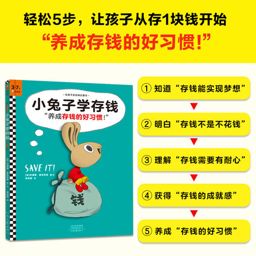 【小读客】小兔子学花钱系列（生肖版·全4册）(赠品版)3岁对钱有概念，7岁会管零花钱！ 商品图4