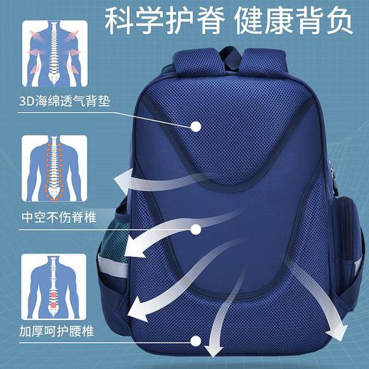 巴豆树男童小学生书包一三六年级减负防水儿童双肩包男女生可印字 商品图3