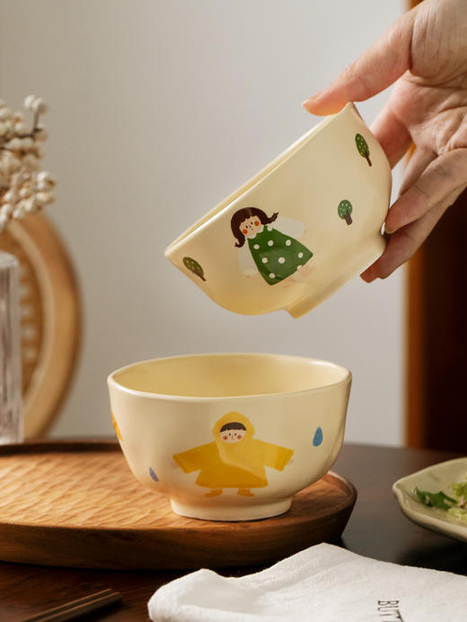 摩登主妇复古女孩碗碟套装伴手礼碗盘闺蜜生日礼物送女生餐具套装 商品图3