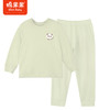 棉果果冬季新品内衣家居中小童80-130码3A抗菌暖姜套头套装M411302423709 商品缩略图1