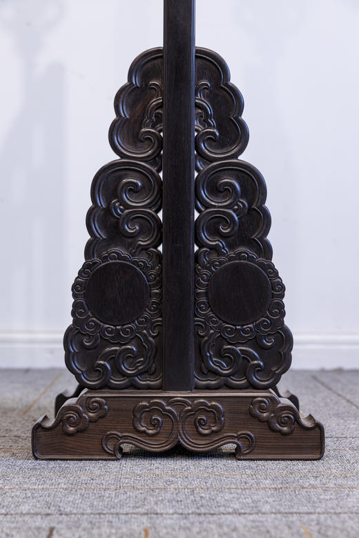 红桥红  家具严选  紫光檀【嘉木堂升降式灯台 宫灯】 商品图6