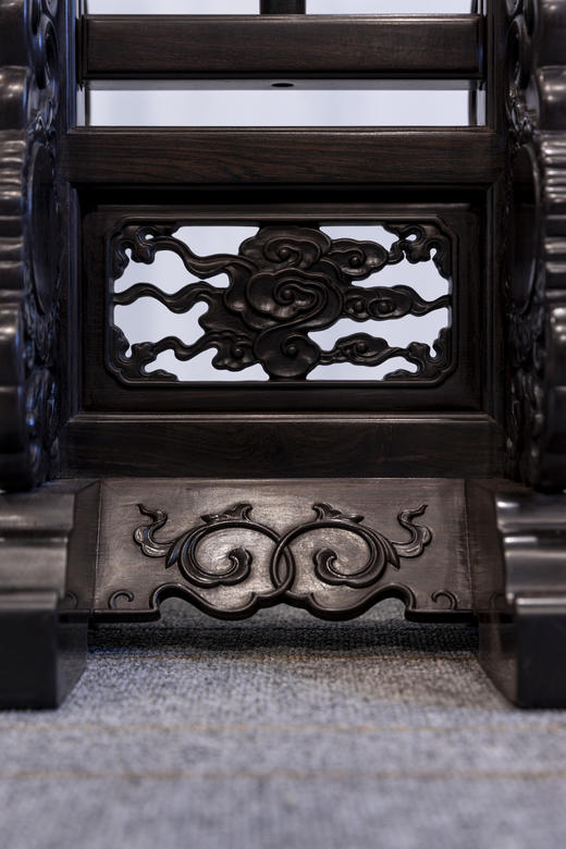 红桥红  家具严选  紫光檀【嘉木堂升降式灯台 宫灯】 商品图4