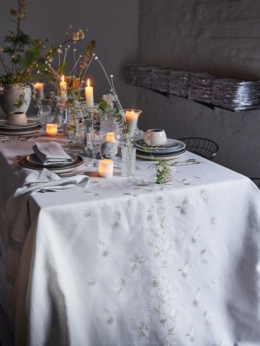 AT邸尔铂·法国进口奢华家纺RAMAGE花枝桌品艺术桌布 商品图5