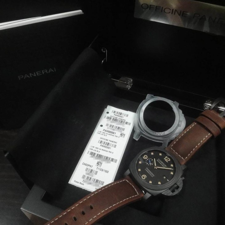 VS厂沛纳海661「碳纤维的魅力」44mm小号沛纳海复刻表详解