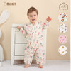 【A类纯棉！婴儿秋装生儿连体衣】宝宝长袖系带和尚服，春秋新款A类纯棉家居爬服lish 商品缩略图1