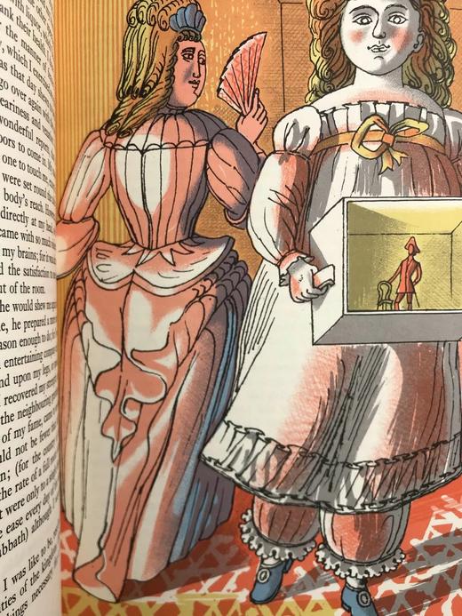 斯威夫特《格列佛游记》（1965） 16幅彩色插图 精装18开带书匣 商品图8