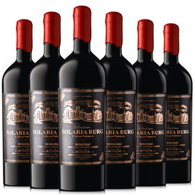 【自营】佩里庄园法国原瓶进口索岚堡庄园干红葡萄酒 蜡封瓶口 城堡级AOP 750ml*6瓶  H