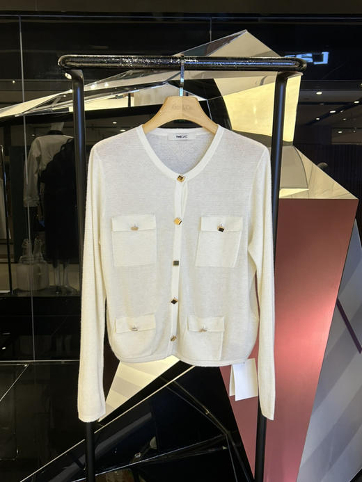 圆领针织开衫 商品图0