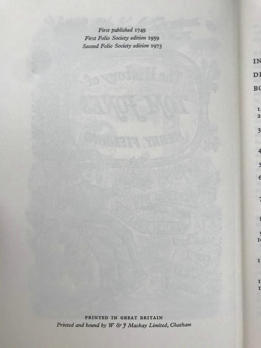 亨利·菲尔丁《汤姆·琼斯》（1973） 数十幅木版画插图 精装18开带书匣 商品图3