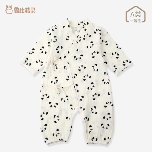 【A类纯棉！婴儿秋装生儿连体衣】宝宝长袖系带和尚服，春秋新款A类纯棉家居爬服lish 商品图11