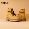 【年后发货】Safiya/索菲娅 2023冬季新品山系户外风百搭厚底防滑工装大黄靴马丁靴 SF34116034 商品缩略图0