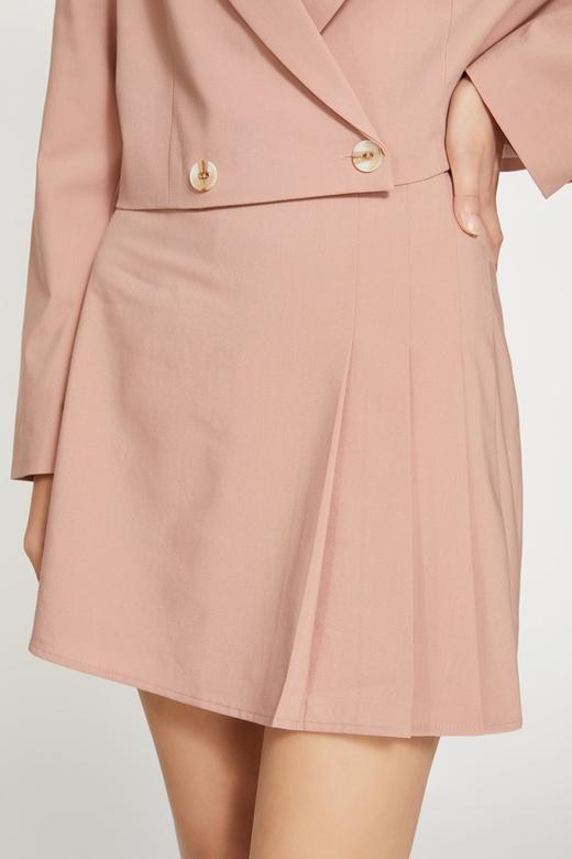 ONE MORE文墨 英伦风粉色短款西装裙套装 9525 商品图4