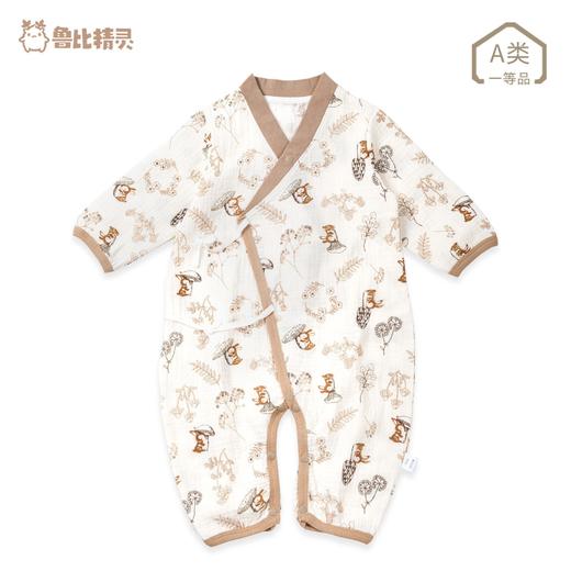 【A类纯棉！婴儿秋装生儿连体衣】宝宝长袖系带和尚服，春秋新款A类纯棉家居爬服lish 商品图7