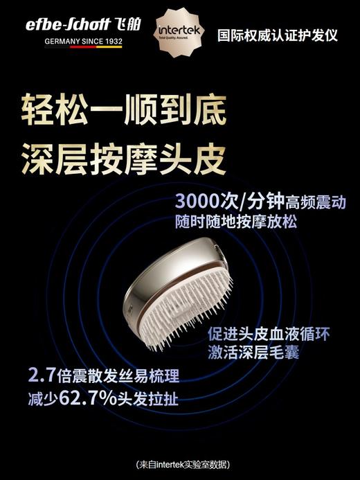 飞舶efbe-schott 精油雾养护发顺发梳[福利品] 商品图5