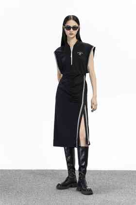 醋酸针织连衣裙