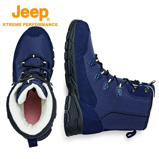Jeep吉普2023款秋冬新品雪地靴男户外登山鞋女防滑耐磨高帮徒步鞋 p2310911618 男款 P2310811620 女款 商品图2