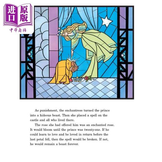 【中商原版】Beauty and the Beast 小金书 美女与野兽 经典迪士尼童话故事书 儿童绘本故事图画书 英文原版进口图书 商品图2