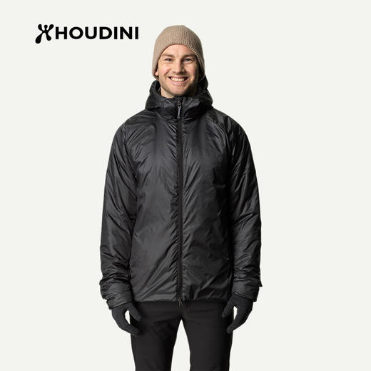 HOUDINI胡丁尼 Dunfri 邓菲 男款户外防风防水保暖棉服带帽外套820007 商品图9