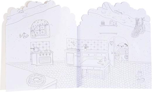 法国 Moulin Roty 填色活动册（含转移贴纸） 农场大家庭/小时光/花园/探索/春天 商品图1