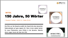 150 Jahre 50 Wörter丨M