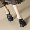 ZHR乐福鞋2023新款英伦风jk小皮鞋一脚蹬单鞋韩版百搭ins女鞋 商品缩略图2