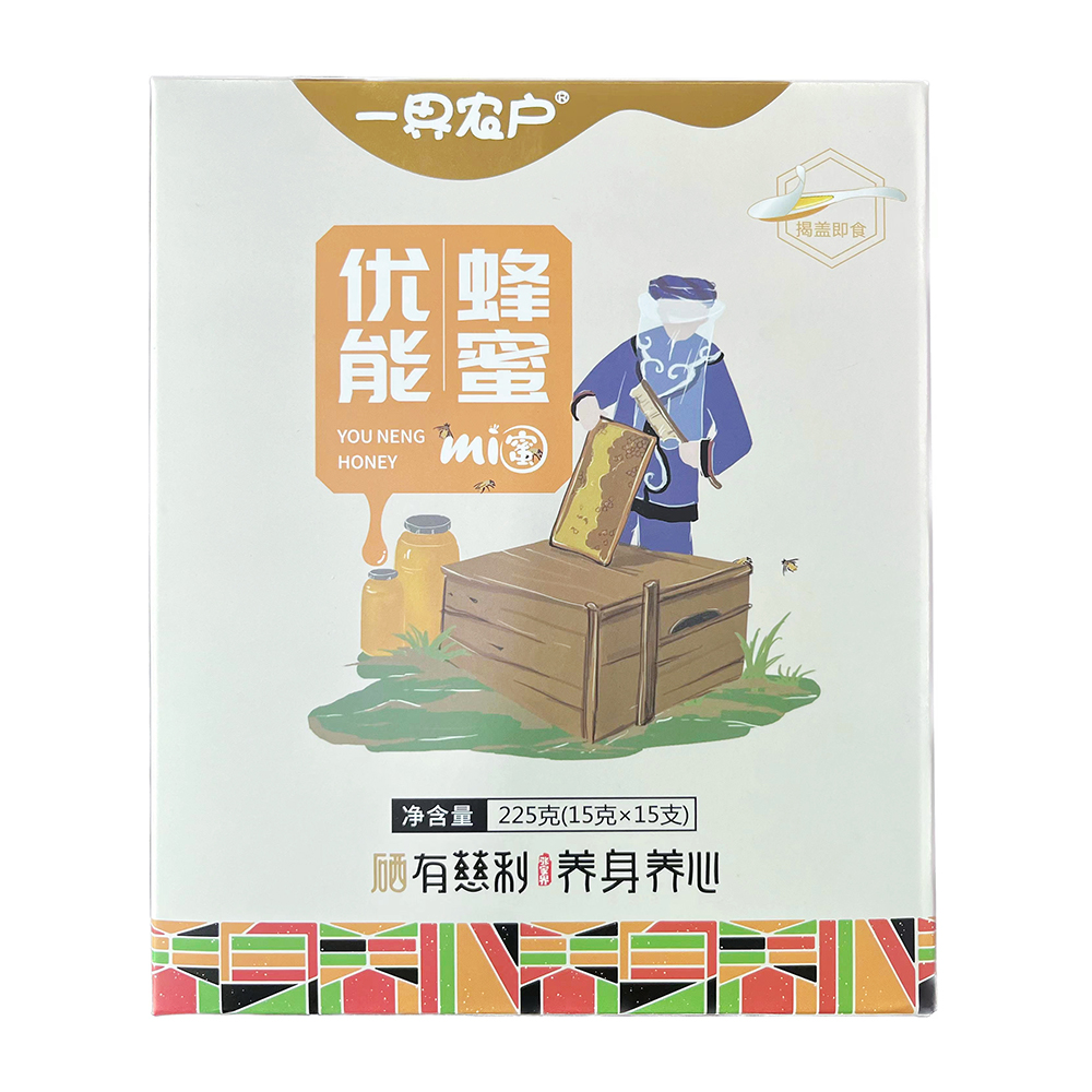 一界农户优能蜂蜜15gx15支勺子蜂蜜
