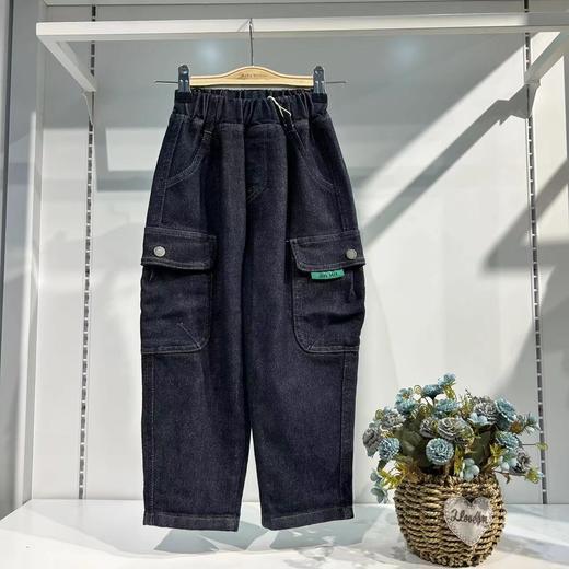 【2023新款】木佑果 秋MR858男中童牛仔长裤F230810 商品图1