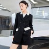 时髦高端小香风两件套2023秋季新款韩版撞色小西服短裤套装御姐风 商品缩略图2