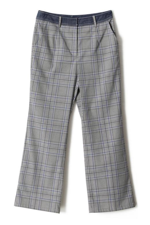 TONGRI曈日 高腰格纹西装裤 3596 商品图5