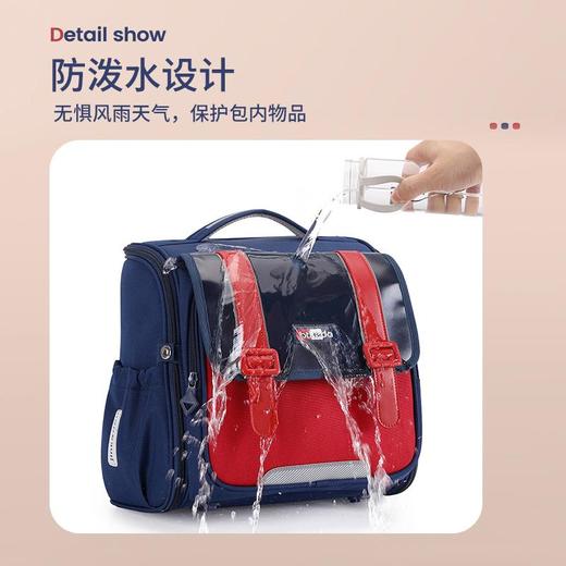 新款小学生横版书包英伦风减负护脊大容量儿童双肩包1-6年级轻便 商品图2