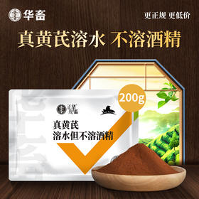 真黄芪200g 溶于水不溶于酒精 华畜