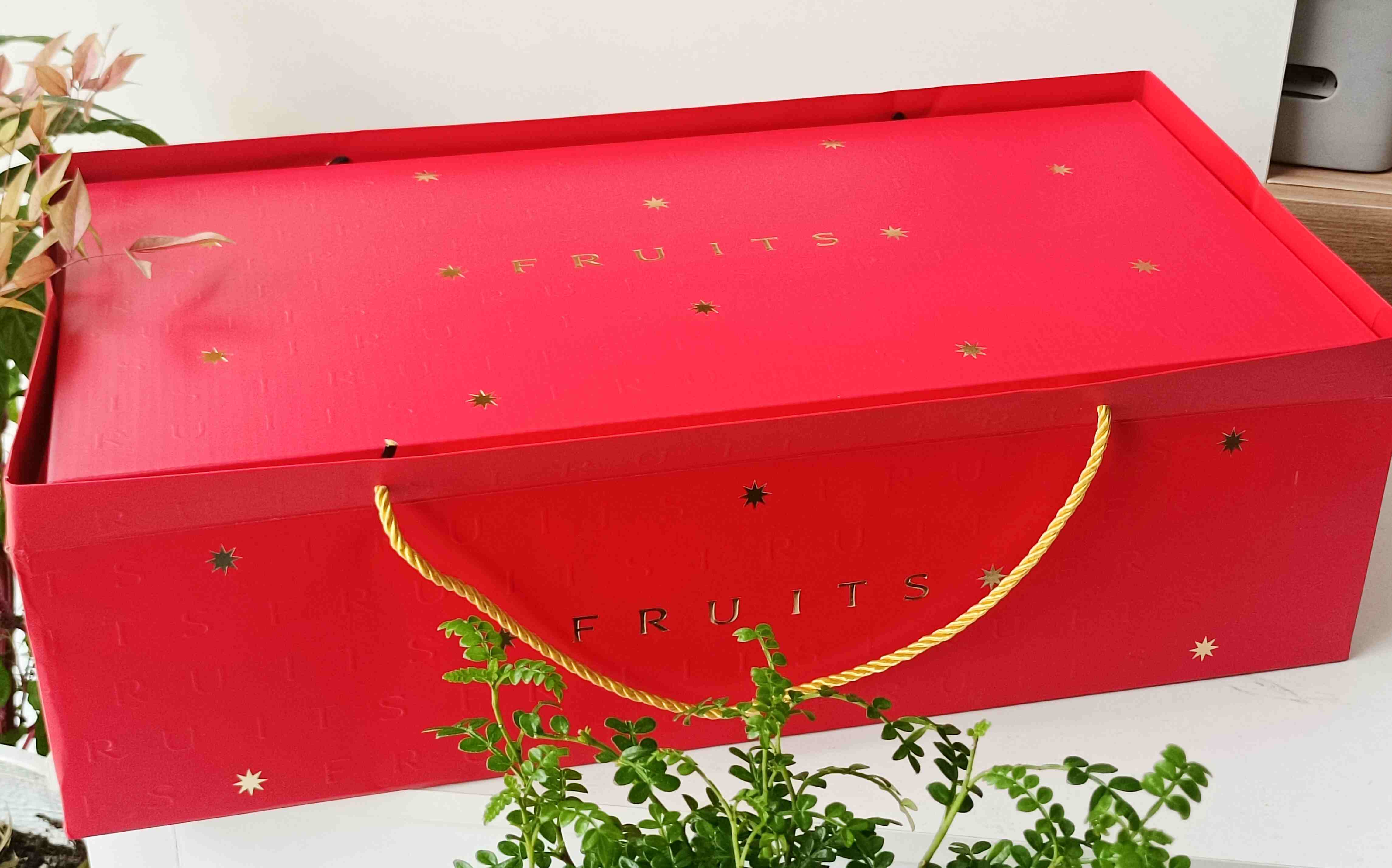 包装红色长方形礼盒（3个瓜）领秀店